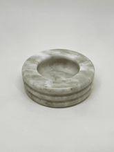 Marble Ashtray in Gray and White